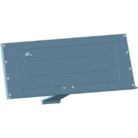 Rear Panel (Overflow Outlet & Ribs)