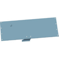 Rear Panel (Overflow Outlet & Blank)