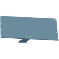 Rear Panel (No Overflow Outlet & Blank)