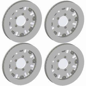 Brake Rotor and Adapter Plate Se