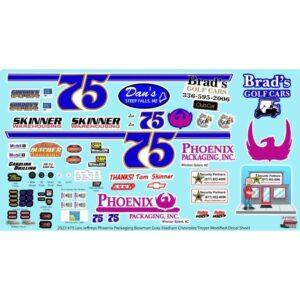 2023 75 Lee Jeffreys BGS Stickers