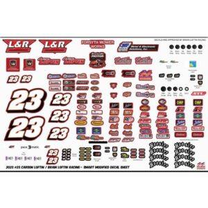 2023 23 Carson Loftin Decal Stickers