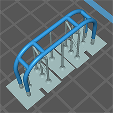 Front Bumper Angled (STL File)