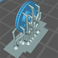 WMCC Front Rotor and Adapter Plate (STL File)