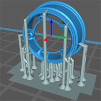 WMCC 15 Wheel Inside (Lugnuts) (STL File)